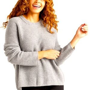 Quince Mongolian Cashmere Fisherman Sweater